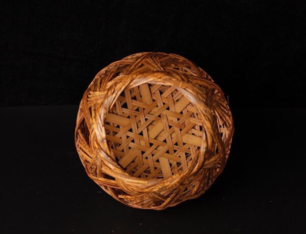 Japanese Ikebana Bamboo Basket Contemporary design UU85 - Image 6