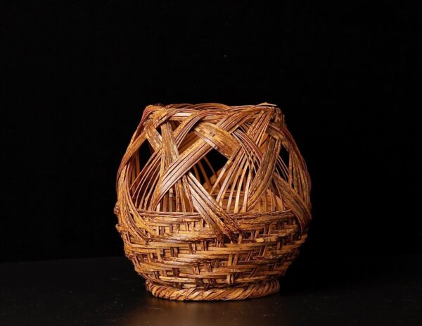 Japanese Ikebana Bamboo Basket Contemporary design UU85