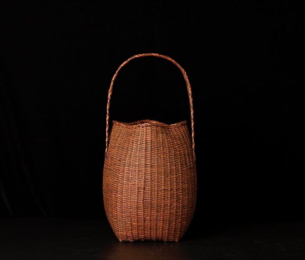 Japanese Ikebana Bamboo Basket ZC33 - Image 3