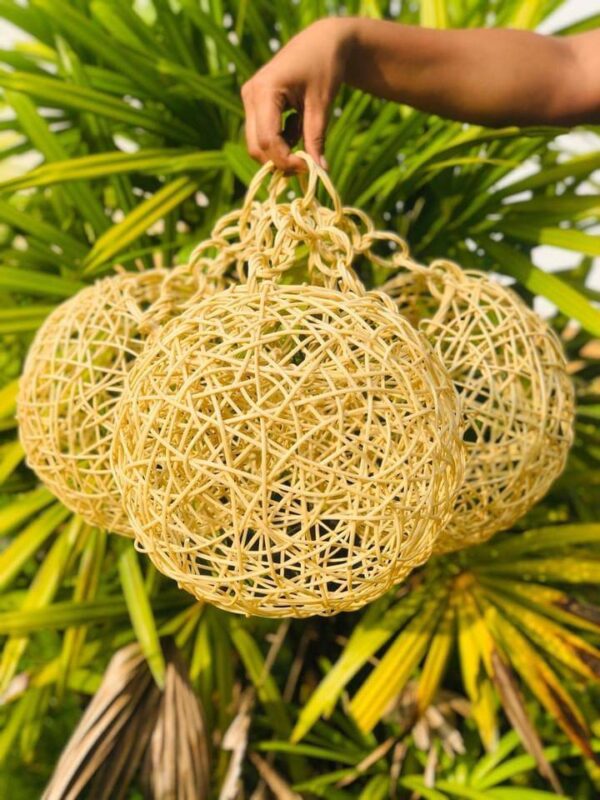 Lamp Shade Lampshade Light Cover Shades Chandelier Pendant Rattan Woven Decor