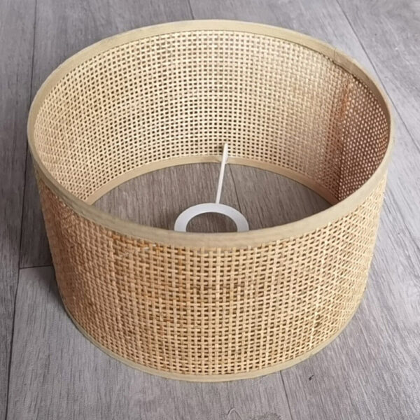 Lamp Shade Rattan Weaving Craft Light Cover Hanging Decor Dustproof Light Shades - Image 2