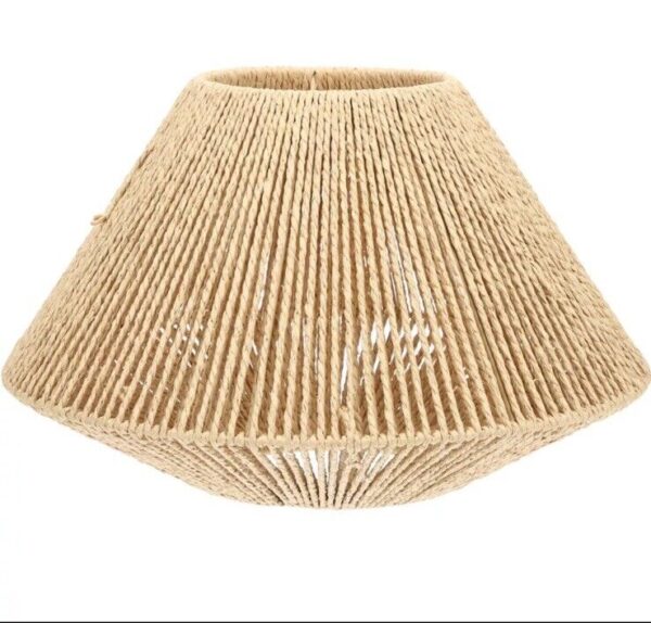 Large Rattan Lamp Shade Lampshade Rustic Home Decoration - Image 6