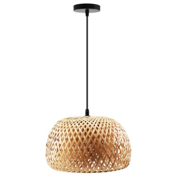 Lighting Rattan Lamp Handmade Bamboo Chandelier Retro Cafe Bar Lounge for5087