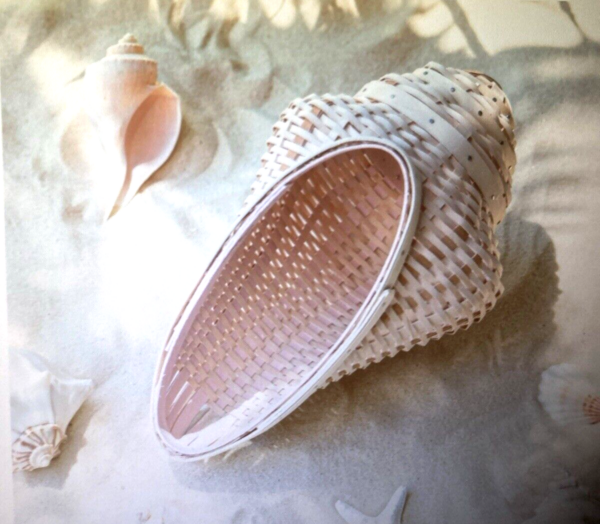 Longaberger Weavers 2024 Woven Conch Shell Basket-Please Read-NEW-SHIPS FREE!!! - Image 2