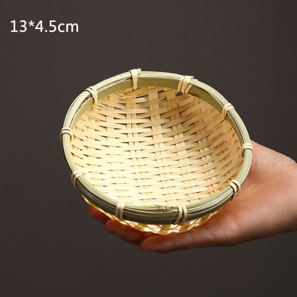 Mini Basket Bamboo Woven Creative Small Fruit Basket Hand-woven Storage Basket - Image 5