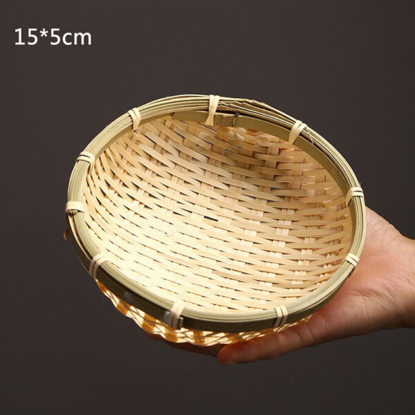 Mini Basket Bamboo Woven Creative Small Fruit Basket Hand-woven Storage Basket - Image 6