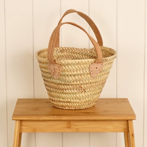 Mini Woven French Market Basket