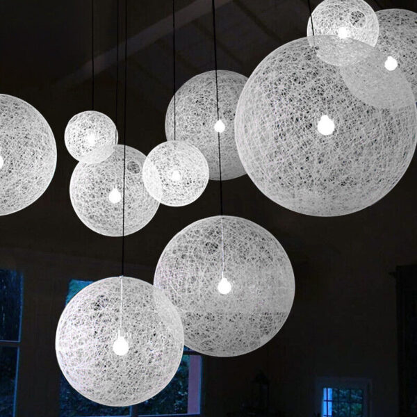 Modern Round Ball Lamp Random Art Ceiling Light Chandelier - Image 4