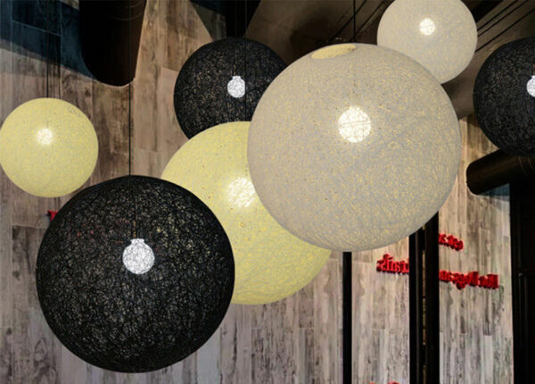 Modern Round Ball Lamp Random Art Ceiling Light Chandelier - Image 5