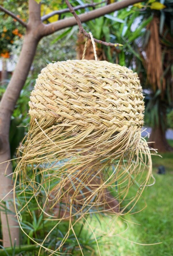 Moroccan pendant lamp, Wicker lampshade, Rattan lamp shade, Straw chandelier