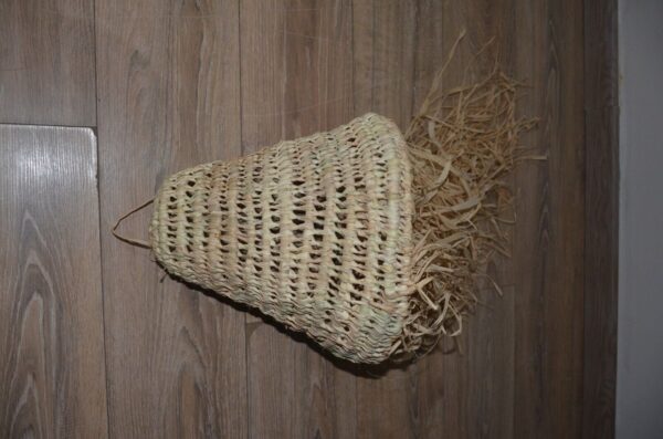 Moroccan pendant light straw and raffia, straw lampshade, raffia lamp Handmade - Image 6