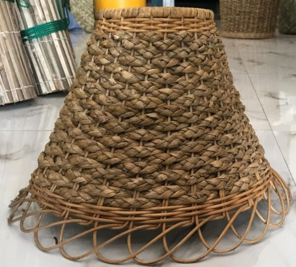 Natural Rattan Lamp Shade cane wicker hanging Pendant Light fitting 20