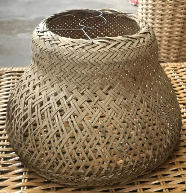 Natural Rattan Lamp Shade cane wicker hanging Pendant Light fitting 21