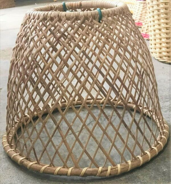 Natural Rattan Lamp Shade cane wicker hanging Pendant Light fitting 23