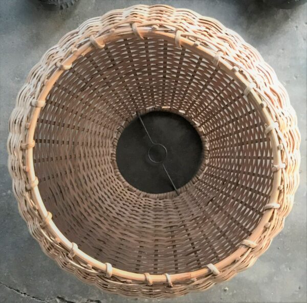 Natural Rattan Lamp Shade cane wicker hanging Pendant Light fitting 50 - Image 5