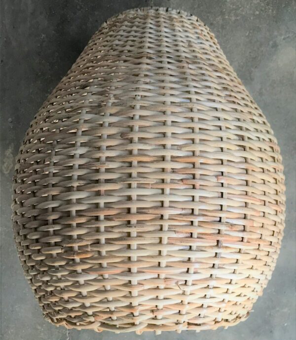 Natural Rattan Lamp Shade cane wicker hanging Pendant Light fitting 50