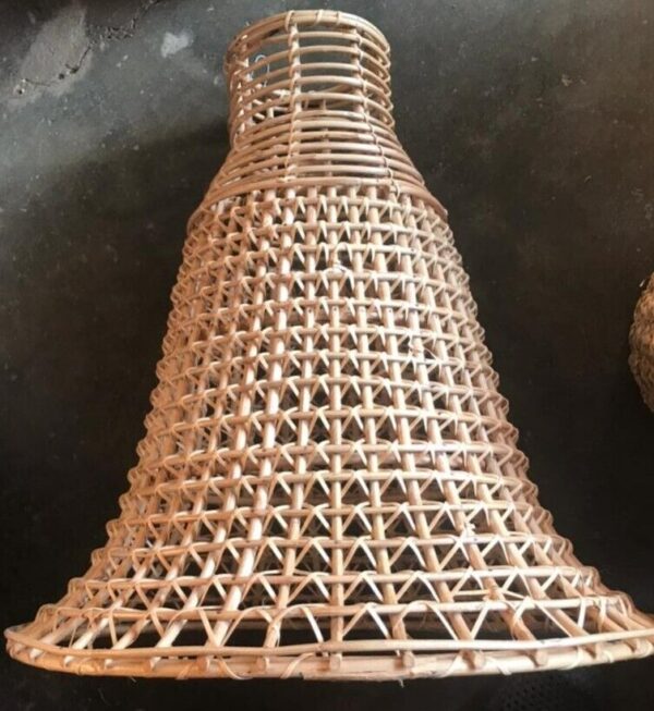 Natural Rattan Lamp Shade cane wicker hanging Pendant Light fitting 58