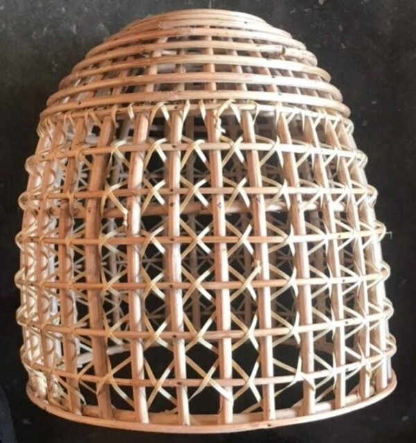 Natural Rattan Lamp Shade cane wicker hanging Pendant Light fitting 60