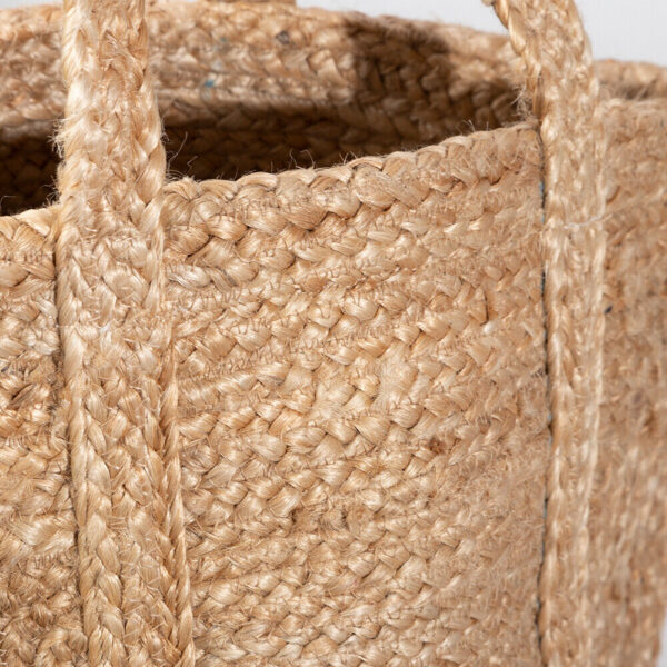 NEW Carnival Jute Hemp Shopper Basket - Image 2