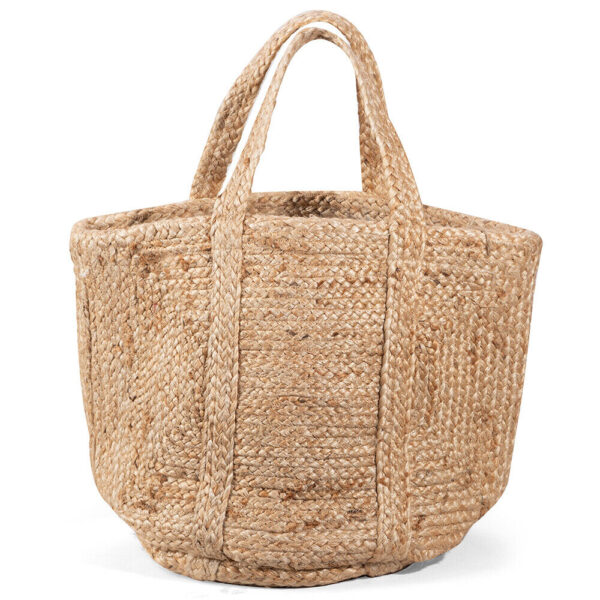 NEW Carnival Jute Hemp Shopper Basket