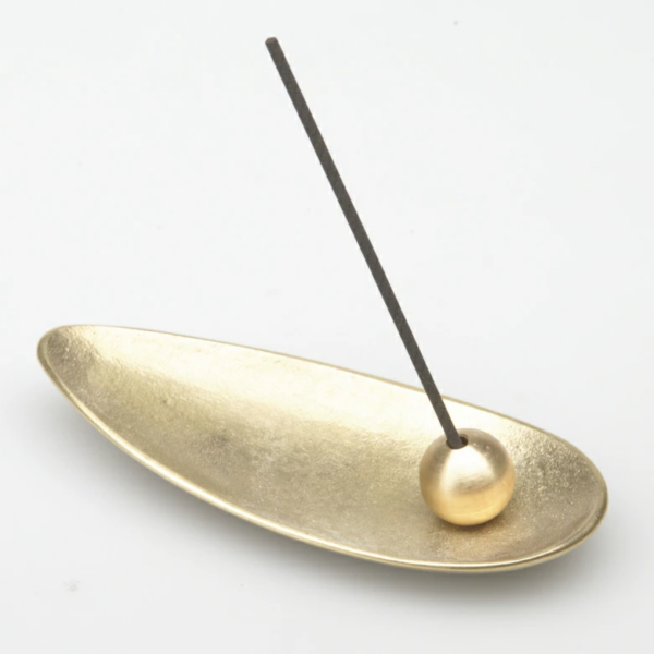 Nousaku Brass Incense holder -Bamboo- Japan New