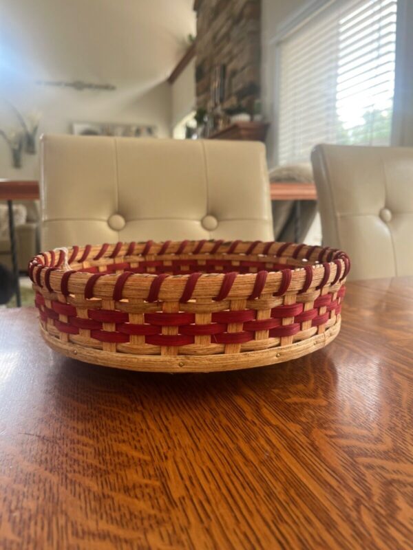 Ohio Amish Basket Woven New LAZY SUSAN Handmade - Image 3