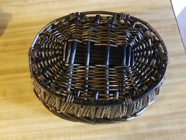 Oval Wicker Rattan Jute Basket Weave - Image 4