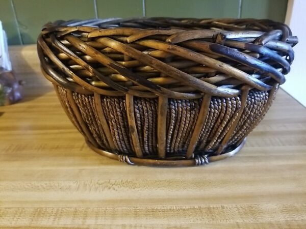 Oval Wicker Rattan Jute Basket Weave - Image 6