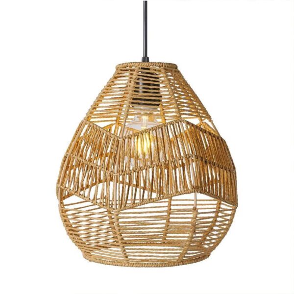 Pendant Lamp Shade Rattan Decoration Ceiling Light For Restaurant D4P1 O0T4 - Image 4