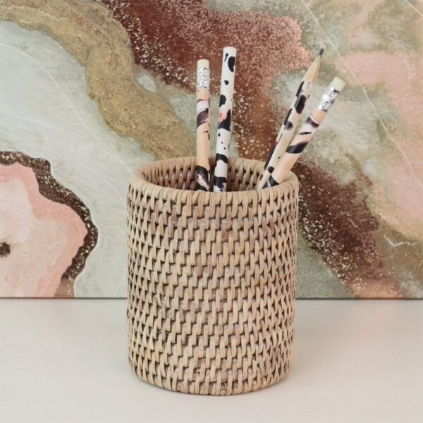 Purbeck Rattan Pen Pot