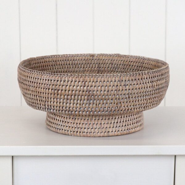 Purbeck Round Rattan Fruit Bowl