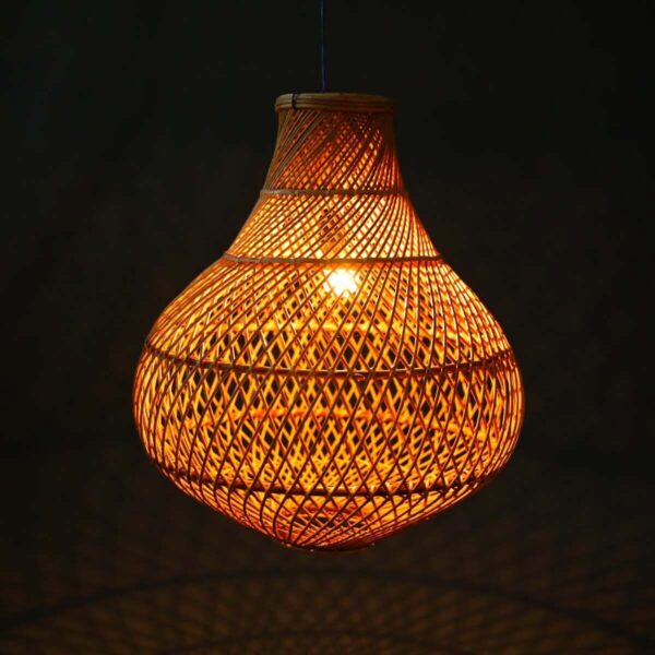 Rattan Cane Lamp Shade Homemade Natural Hanging Cane Home Decoration Sri Lanka