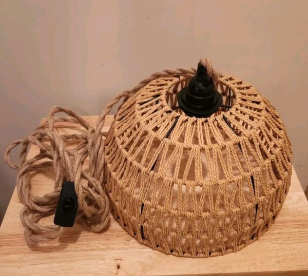 Rattan Hanging Pendant Light