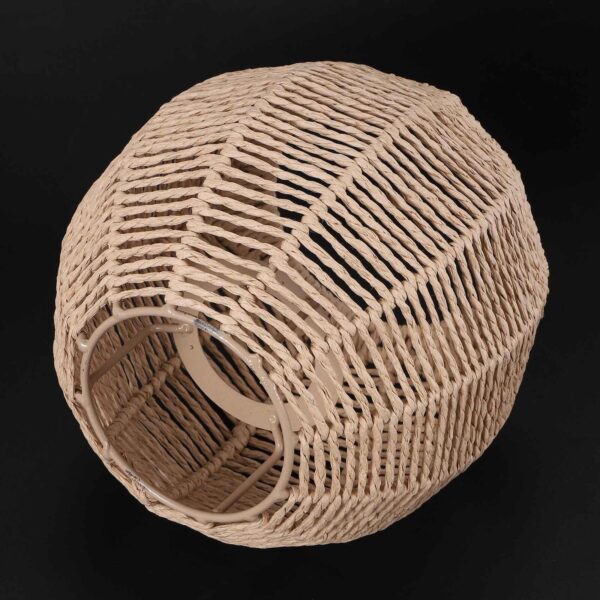 Rattan Lamp Cover Handmade Woven Chandelier Retro Lampshade8124 - Image 5