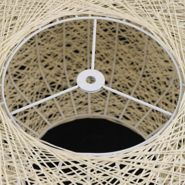 Rattan Rattan Pendant Light Wicker Chandelier Hanging Kitchen Island Bar Fixture - Image 4