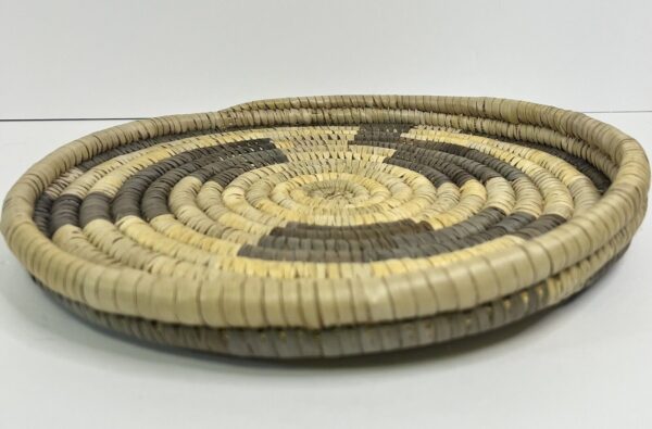 Seagrass Coiled Tray Basket Decor Boho Bohemian Round Wall Art Natural 13” - Image 6