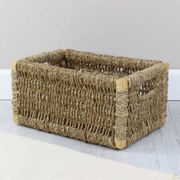 Seagrass Rectangular Storage Basket