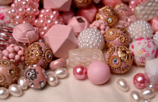 Shabby Chic Bead Mix by Lilah Ann Beads - Boho, Wood, Woven, Crystal - BM311 - Image 3