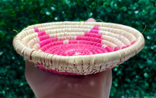 Small and Medium Basket, Hand-coiled Wall Basket, Hand Made from Pakistan - Image 3