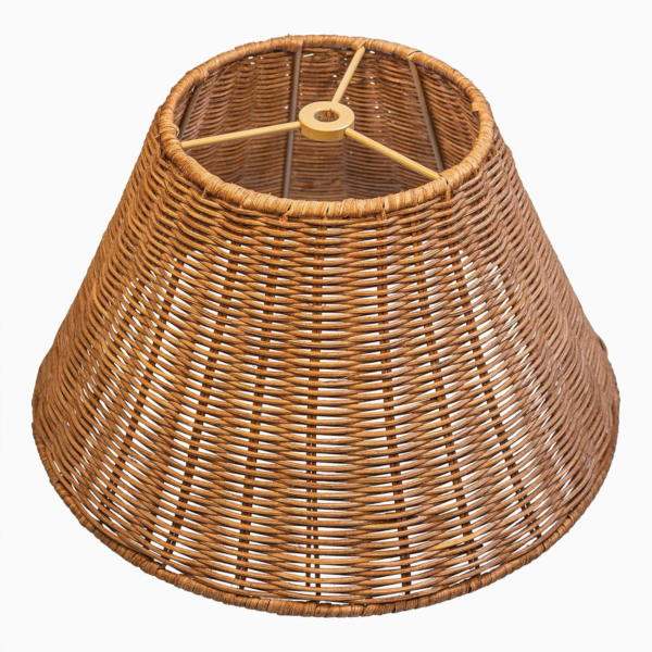 Small Lamp Shades Woven Boho Wicker Lampshades, DIY Natural Rattan Hand Crafted