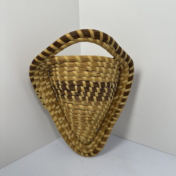 Sweetgrass Hanging Wall Basket - South Carolina Charleston Gullah - Image 4