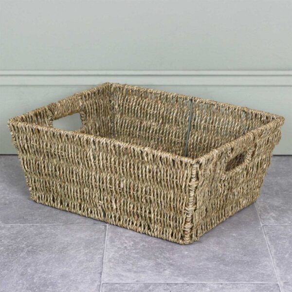 Tapered Seagrass Storage Basket