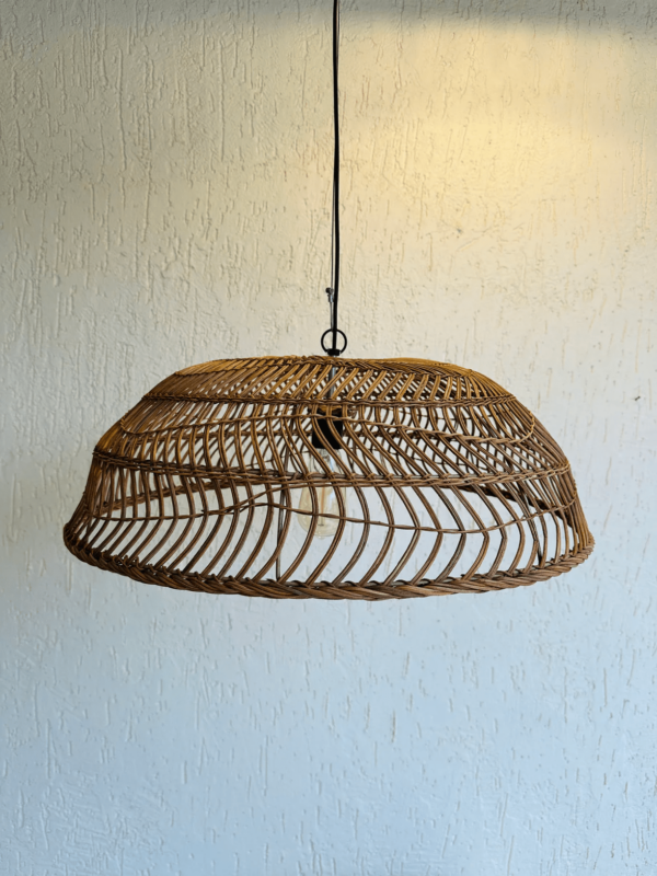 TESU Handcrafted Rattan Pendant Light for Living Room | Lamp Pendent Light |