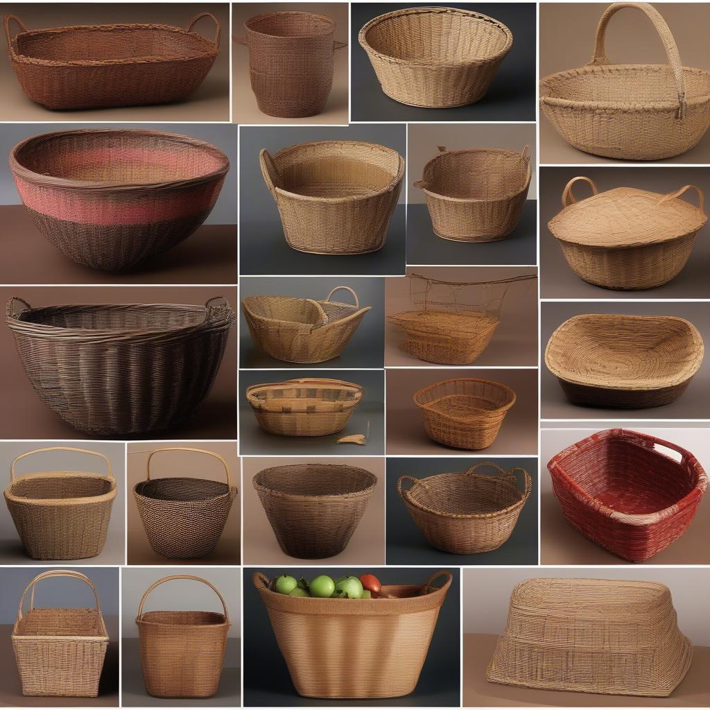 Variety of Weaved Baskets and Their Different Uses