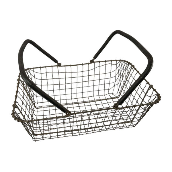 Vintage 1960's Wire Hand Basket - Image 2