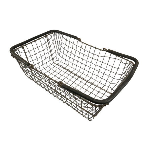 Vintage 1960's Wire Hand Basket - Image 3