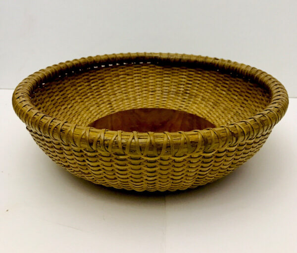 Vintage 1999 Round Nantucket Basket Made By John H. Kittila III - Image 2