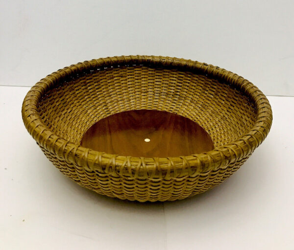 Vintage 1999 Round Nantucket Basket Made By John H. Kittila III - Image 3