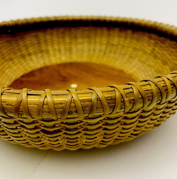 Vintage 1999 Round Nantucket Basket Made By John H. Kittila III - Image 5