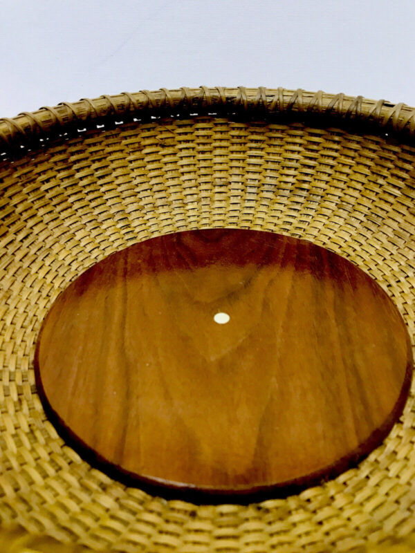 Vintage 1999 Round Nantucket Basket Made By John H. Kittila III - Image 6